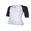 ARENA Girl's Short Sleeves Rash Vest, Swim Shirt with Uv Sun Protetion, White/Ash Grey, 24 view 1