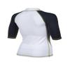 ARENA Girl's Short Sleeves Rash Vest, Swim Shirt with Uv Sun Protetion, White/Ash Grey, 24 view 2