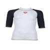 ARENA Girl's Short Sleeves Rash Vest, Swim Shirt with Uv Sun Protetion, White/Ash Grey, 24 view 3