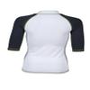 ARENA Girl's Short Sleeves Rash Vest, Swim Shirt with Uv Sun Protetion, White/Ash Grey, 24 view 4