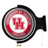 Houston Cougars: Round Rotating Lighted Wall Sign - College Decor for Home, Game Room, Fan Cave & Garage - USA Made view 1