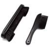 GSE Games & Sports Expert 2-Piece Solid Wood Billiard Pool Table Brush and Rail Brush Set, Billiards Pool Table Cleaning Tools, Black view 1
