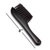 GSE Games & Sports Expert 2-Piece Solid Wood Billiard Pool Table Brush and Rail Brush Set, Billiards Pool Table Cleaning Tools, Black view 4
