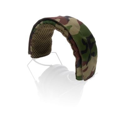 Walker's Headband Wrap for Shooting Earmuffs | Universal Fit Durable Nylon Breathable Cool Mesh Padding Hearing Protection Headset Cover w/Hook & Loop Closure, Camo