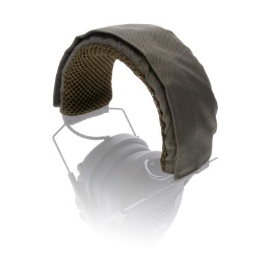 Walker's Headband Wrap for Shooting Earmuffs | Universal Fit Durable Nylon Breathable Cool Mesh Padding Hearing Protection Headset Cover w/Hook & Loop Closure, Olive Drab Green