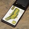 TORRO Golf Scorecard and Yardage Book Holder  Genuine Leather Golf Scorecard and Yardage Wallet with Pencil Loop (Black with Red Detail) view 4