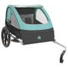 Retrospec Rover Bike Trailer for Kids - Foldable Single & Double Passenger Design With 16in Wheels, 5-Point Safety Harness & Weather Shield - Baby Bike Trailer With Storage view 1
