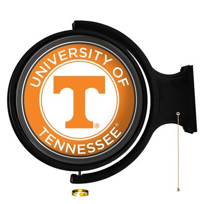 Tennessee Volunteers: Round Rotating Lighted Wall Sign - College Decor for Home, Game Room, Fan Cave & Garage - USA Made