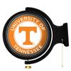 Tennessee Volunteers: Round Rotating Lighted Wall Sign - College Decor for Home, Game Room, Fan Cave & Garage - USA Made view 1