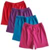 B-One Kids Girls' Matching Cotton Camisole Tank Top & Shorts 8 Piece Sets (Size 3 (24-36 Months), Red Coral, Purple, Turquoise, Fuchsia Cami & Shorts) view 3
