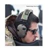 Walker's Headband Wrap for Shooting Earmuffs | Universal Fit Durable Nylon Breathable Cool Mesh Padding Hearing Protection Headset Cover w/Hook & Loop Closure, Coyote Brown - MOLLE Webbing view 4