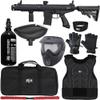 Action Village Tippmann Stormer Elite Dual Fed Protector Level 1 Paintball Gun Package Kit (Black, Glove Size: Large/X-Large) view 1