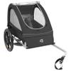 Retrospec Rover Kids Bicycle Trailer - Single & Double Passenger Childrens Foldable/Collapsible Tow Behind Bike Trailer With 16" Wheels, Safety Reflectors & Rear Storage Compartment view 1