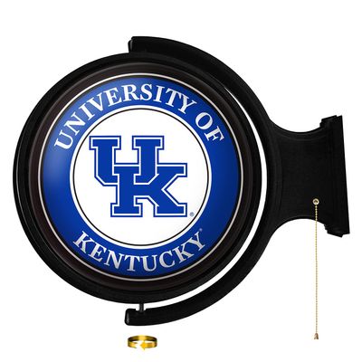 Kentucky Wildcats: Round Lighted Rotating Wall Sign - College Decor for Home, Game Room, Fan Cave & Garage - USA Made
