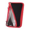 PinFolio Show Pin Display Bag, Lightweight Pin Book Designed for Storage & Easy Trading Up to 150 1-Inch Enamel Pins (Black & Red) view 1
