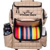 Dynamic Discs Combat Ranger Disc Golf Backpack | Large Main Compartment That Can Hold 18+ Discs | On-Deck Frisbee Golf Putter Pouch | Padded Back Panel and Straps for Extra Comfort (Sandstone) view 4