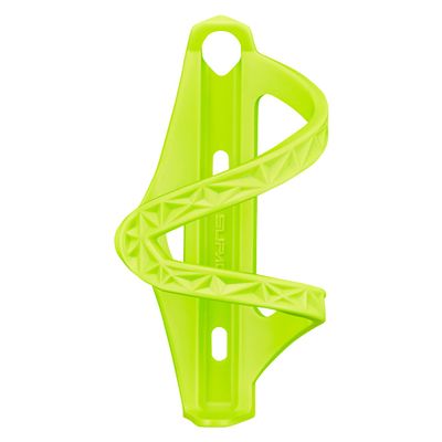 Supacaz Side Swipe Neon Yellow (Left) Cage - Cycling Water Bottle Cage Holder for Road Bike + MTB Mountain Bike