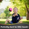 Blu Jay LMC Products Mini Football Pack - 5 Spiral Small Foam Footballs for Kids (Red, Yellow, Blue, Pink, Orange, Green) (6 Pack) view 2