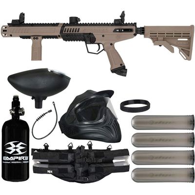 Action Village Tippmann Stormer Tactical Legendary Paintball Gun Package Kit (Dark Earth)