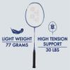 YONEX Graphite Voltric Lite 20I Badminton Racquet (G4, Dark Blue, 77 Grams, 30 lbs Tension) view 2