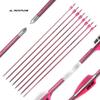 600 Spine Arrow 27 Inch Arrow Target Practice Arrow Hunting Arrow Carbon Arrows Compound Bow Recurve Bow Adult Youth Archery Indoor Outdoor Shooting Bullet Tip view 2