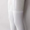 Alvivi 1 Pair Women Men Knee High Tube Tube Socks Soft Stretch Over Knee High Socks Athletic Sport Leg Warmers Stocking White One Size view 4