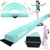 6FT/9FT Folding Balance Beam for Kids ages 3-39- Foldable Gymnastics Floor Beam,Anti-Slip ,Carrying Bag, Faux Suede Covered,EVA foam,Gymnastics Equipment for Kids Training At Home,School,Gym Center view 1