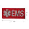 4.3"x2" Red Emergency Medical Services Reflective Patches - Nurse Care EMS Patch Emblem Badge for Tactical Vest, Backpack, Hats, Bags, Clothes view 2