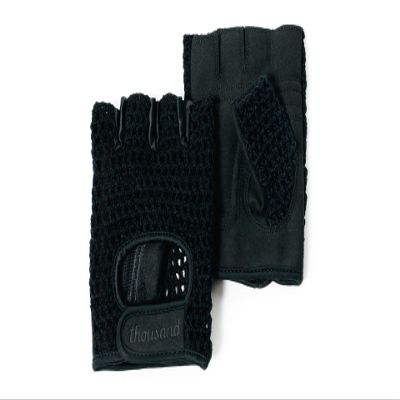 Thousand Adult Bike Gloves, Courier, Small - Breathable, Half Finger Anti-Slip Cycling Gloves