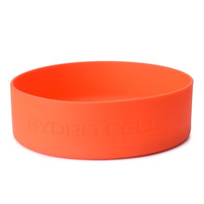 HYDRO CELL Protective Silicone Bottom Boot for 40oz, 32oz, 24oz, 18oz, 14oz Stainless Steel Insulated Water Bottles, Anti-Slip Sleeve Cover, Bottom Boot (Orange 64oz)