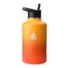 HYDRO CELL Protective Silicone Bottom Boot for 40oz, 32oz, 24oz, 18oz, 14oz Stainless Steel Insulated Water Bottles, Anti-Slip Sleeve Cover, Bottom Boot (Orange 64oz) view 2