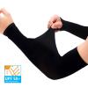 Atneato UV Protection Cooling Arm Sleeves - Arm Warmers Sun Protective Tattoo Sleeves for Men Women (Red + Light Blue) view 4