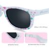 NACUWA Baby Sunglasses - 100% UV Proof Sunglasses for Baby, Toddler, Kids - Ages 0-2 Years - Case and Pouch included view 2