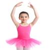 VernLan Girls Sequined Camisole Leotard Tutu Skirt Dress Ballet Gymnastics Ballerina Dancewear Costumes for Performance Rose 10-12 view 3