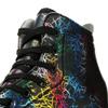 Cowhide High-Top Classic Double-Row Four-Wheel Roller Skates for Women, Men & Girls (Lightning Black, 45=US:9.5) view 2