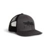 SITKA Mid Pro Trucker Hat - Adjustable Outdoor Snap Back Hat for Men, Lead, One Size Fits All view 1