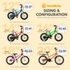 RoyalBaby Freestyle Kids Bike 20 Inch Wheel Bicycle Teens BMX with Dual Hand Brakes Kickstand Boys Girls Ages 6-10 Years, Fuschia view 3