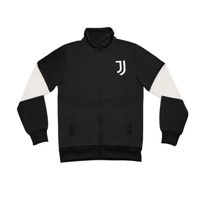 Icon Sports Soccer Track Jacket Official Boy's Juventus FC Juve World Football Club Team Casual Full Zip Up Active Youth Training Top JV49TJ-2 YXL
