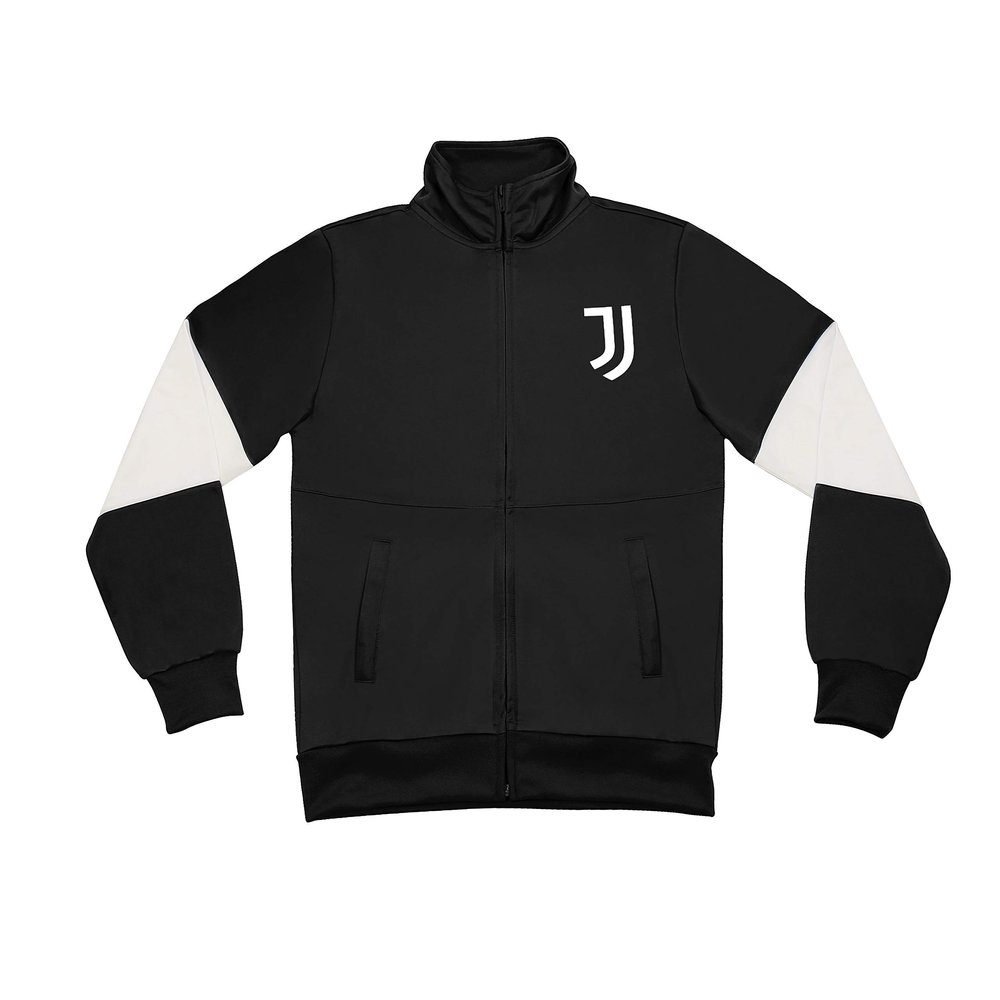 Icon Sports Soccer Track Jacket  Official Boy's Juventus FC Juve World Football Club Team Casual Full Zip Up Active Youth Training Top JV49TJ-2 YXL