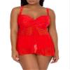 Twist Bandeau Tankini Top view 1