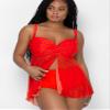 Twist Bandeau Tankini Top view 3