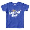 Birthday boy Shirt Happy First 1st 2nd 3rd 4th 5th Toddler Boys Year Old Crown (Charcoal Blue, 7 Years) view 1