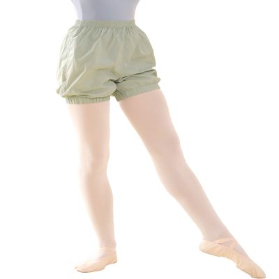 Daydance Green Teen Girls Dance Pants Ripstop Ballet Shorts Bloomers for Work Out