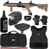 Action Village Tippmann Stormer Tactical Level 2 Protector Paintball Gun Package Kit (Dark Earth, Glove Size: Large/X-Large)