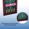 GSE Games & Sports Expert Standard Chalk Dartboard Scoreboard for Cricket & 01 Dart Games with Chalks and Wipe view 3