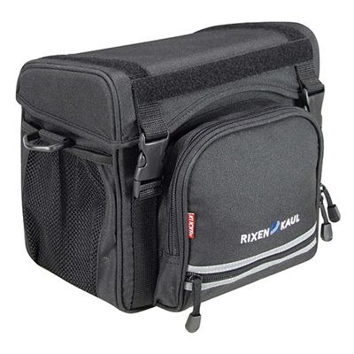 KlickFix 0274S Unisex - Adult Click Fix Allrounder Handlebar Bag, Black, One Size