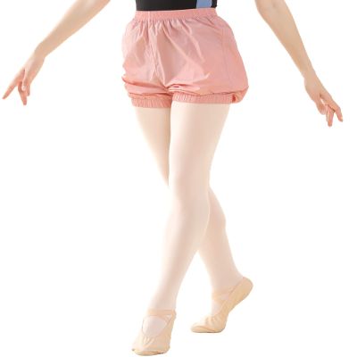 Daydance Pink Women Dance Pants Ripstop Ballet Shorts Bloomers for Work Out
