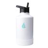 HYDRO CELL Protective Silicone Bottom Boot for 40oz, 32oz, 24oz, 18oz, 14oz Stainless Steel Insulated Water Bottles, Anti-Slip Sleeve Cover, Bottom Boot (White 64oz) view 2