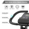 Folding Exercise Bike with Arm Resistance Bands, Magnetic Upright Indoor Cycling Bike Stationary for Home Gym & Cardio Workout view 4