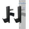Power Rack Attachment Steel J Hooks for Power Racks fit 3x3 inches Square Tube with 1 inch Hole Power Cages Capacity of 800lb (Pair) view 1